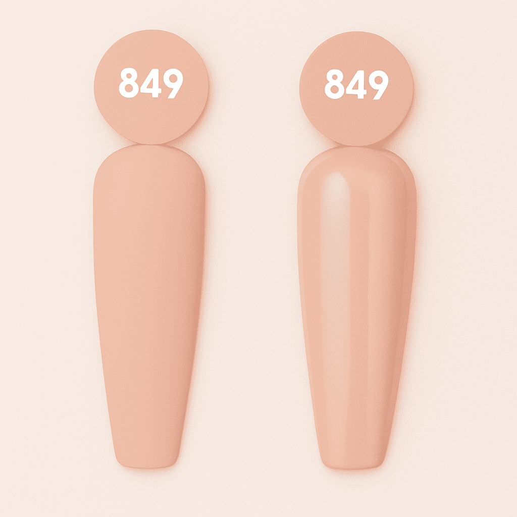 dusty aprikos gellack