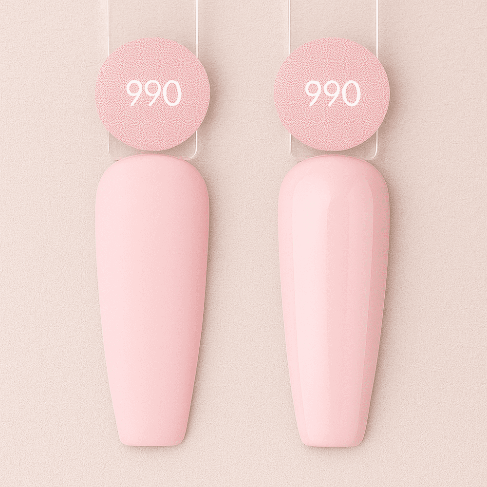 NC BeautyPro professionellt gellack – färgprov på UV/LED-härdande gel polish för salongsbruk