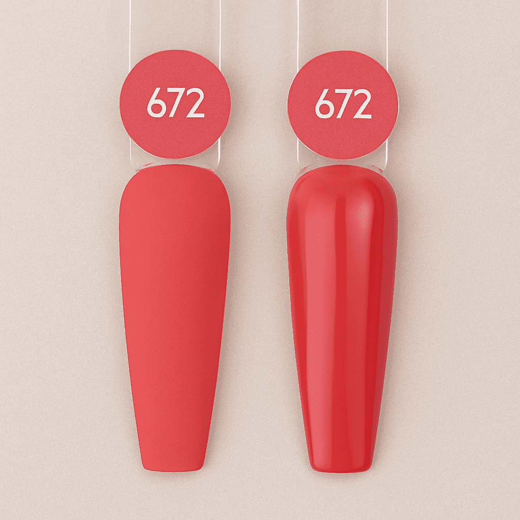 NC BeautyPro professionellt gellack – färgprov på UV/LED-härdande gel polish för salongsbruk