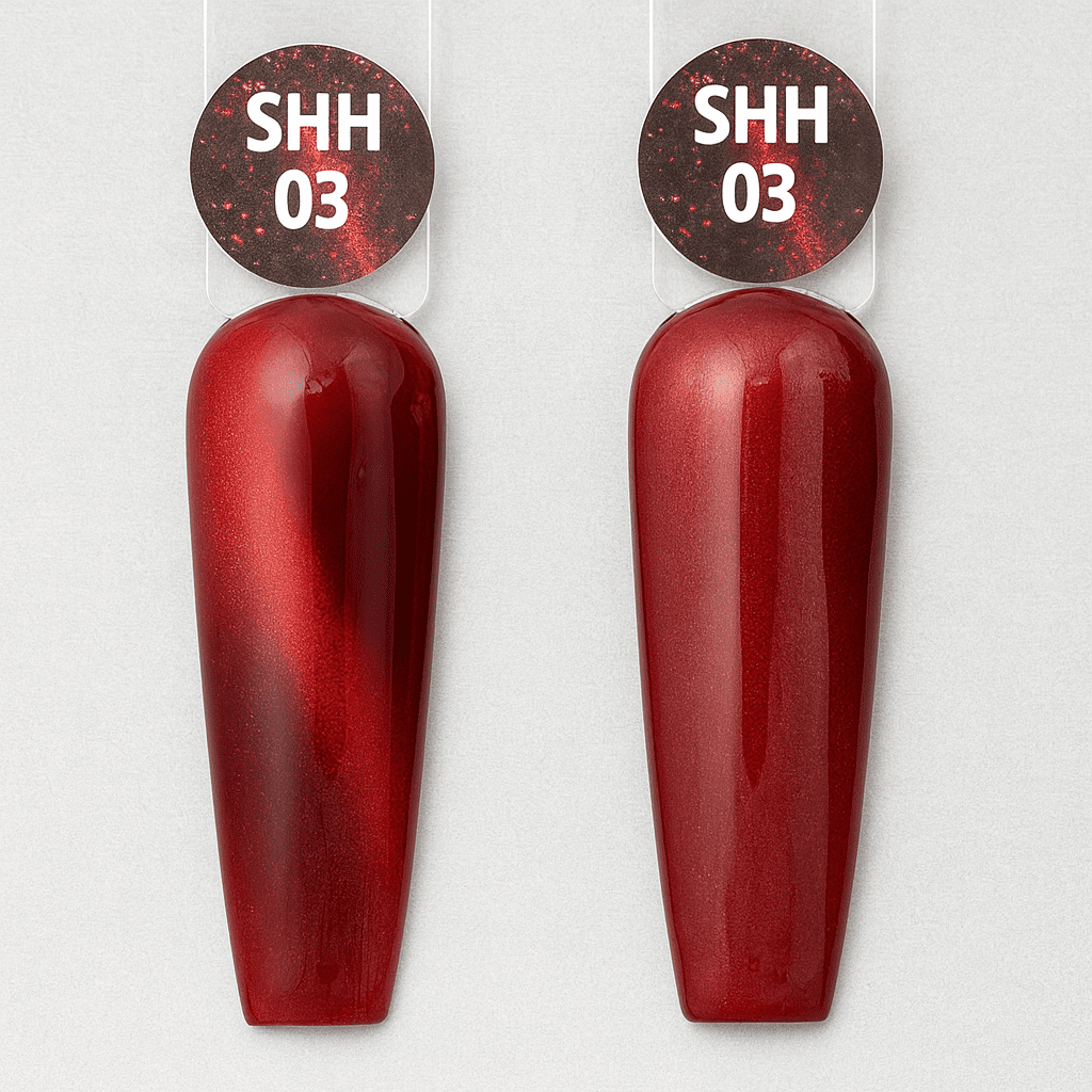 RUBY VELVET cat eye gellack