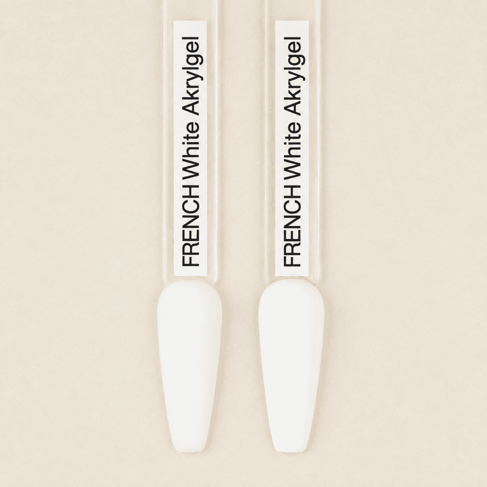 NC BeautyPro French White Akrylgel 30 g – vit akrylgel för fransk manikyr